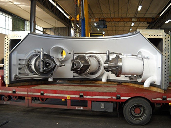 Turbina Pelton 6 getti (semicassa con iniettori)