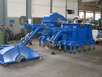 Turbina Pelton monogetto